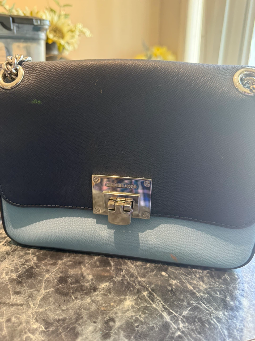 Michael Kors Colorblock Chain Shoulder Bag
