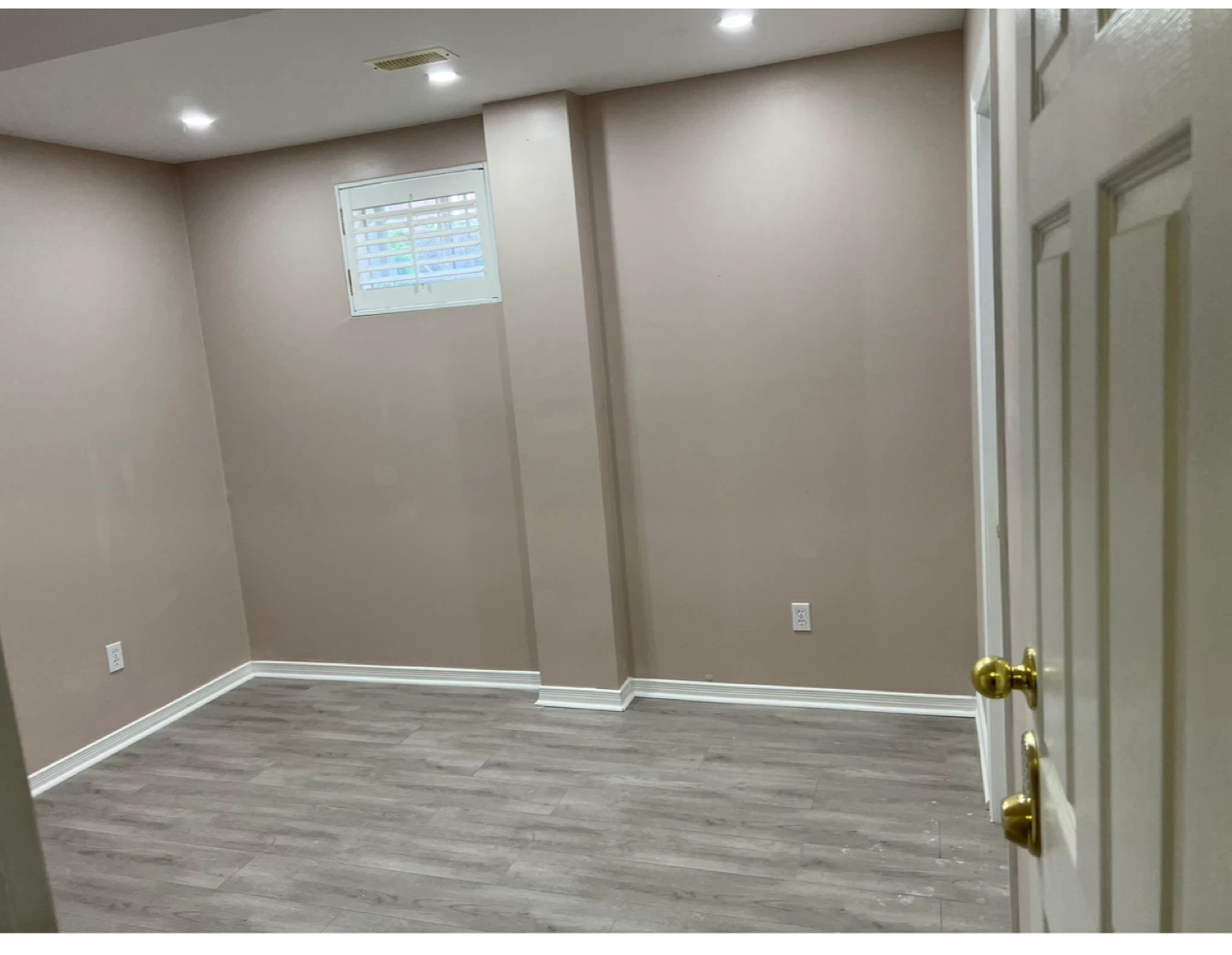 Newly renovated basement