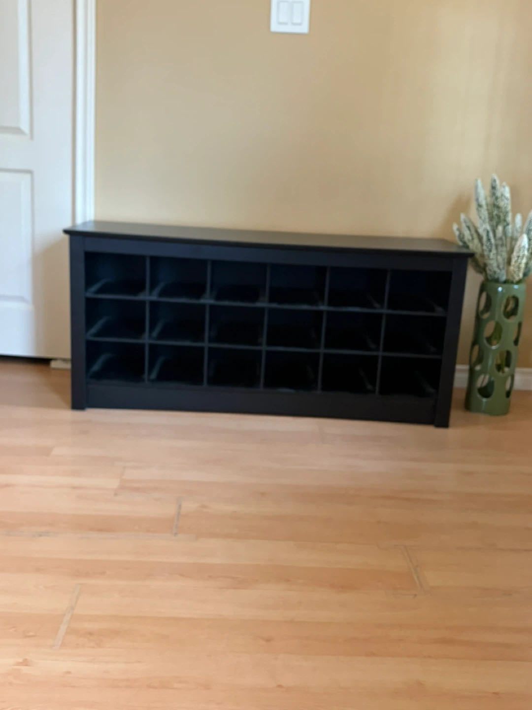 Black Shoe Rack Organizer