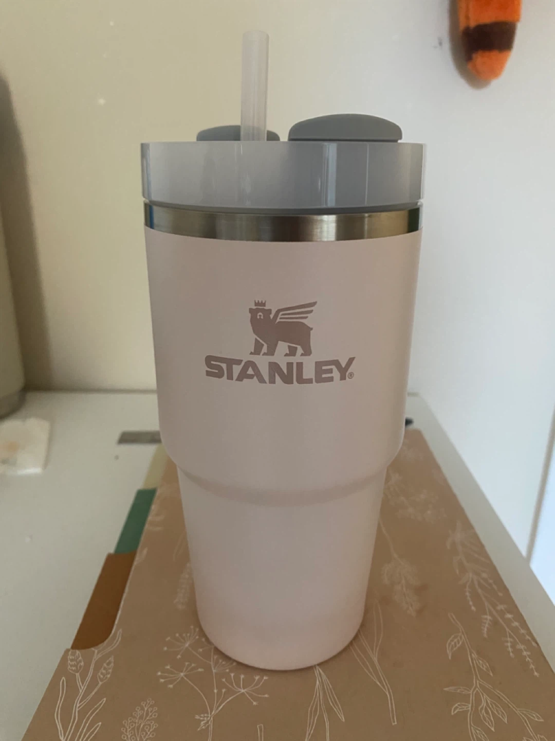 Stanley Quencher H2.0 Tumbler with Straw - 20oz, Rose Quartz