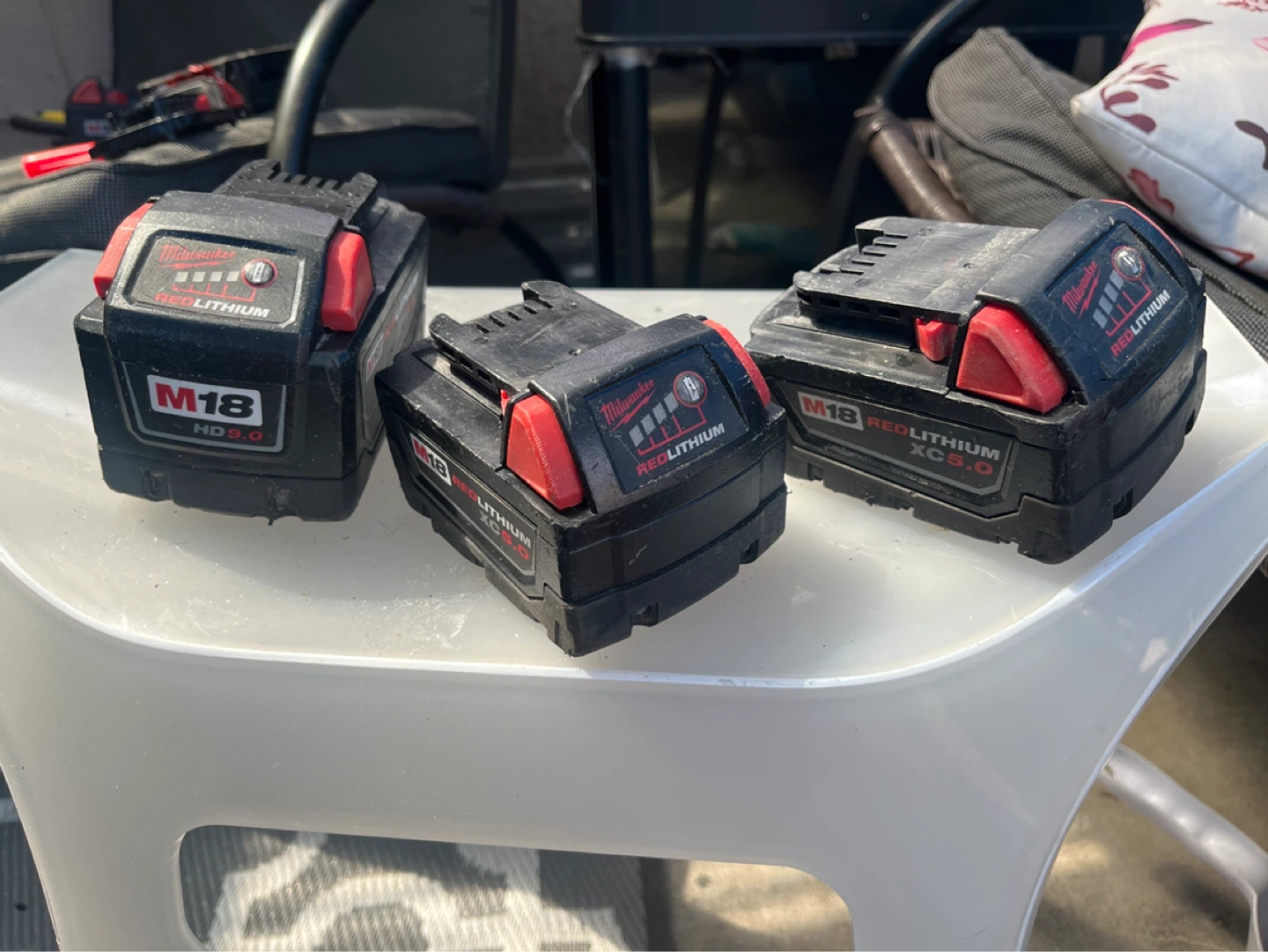 Milwaukee M18 RedLithium XC5.0 & HD9.0 Batteries