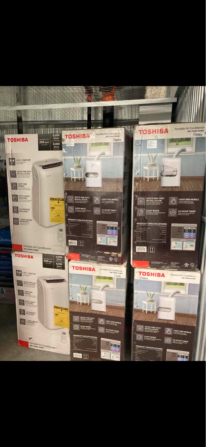 Toshiba Portable Air Conditioner 8000 BTU