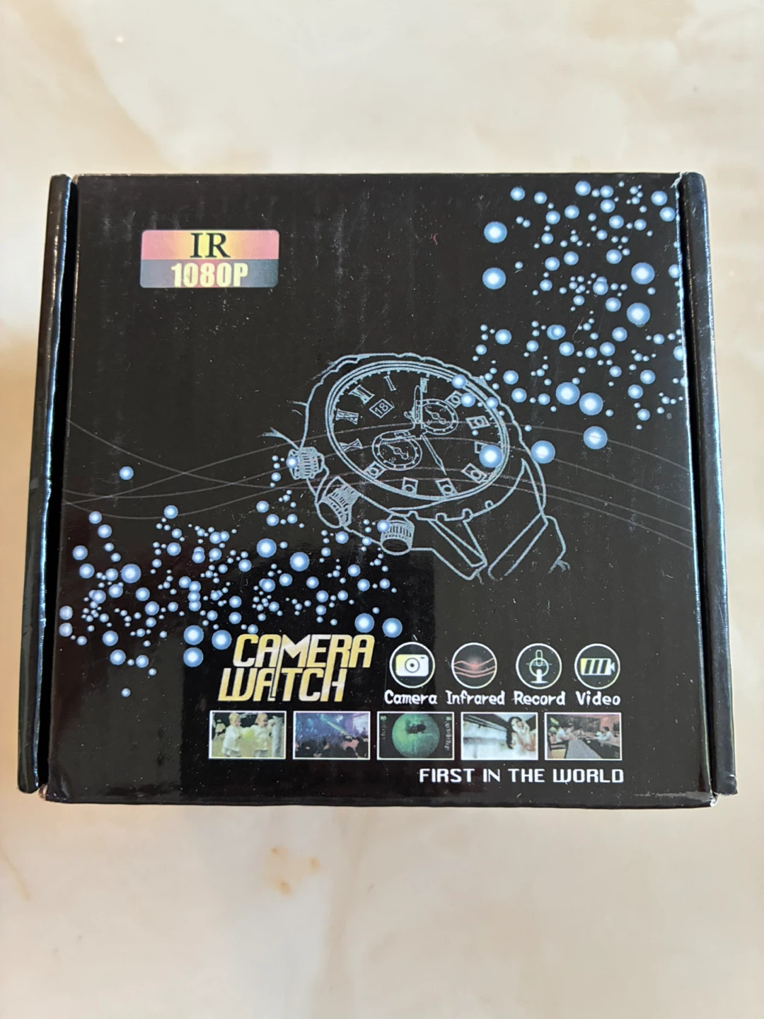 Camera watch records HD quality video and clear audio