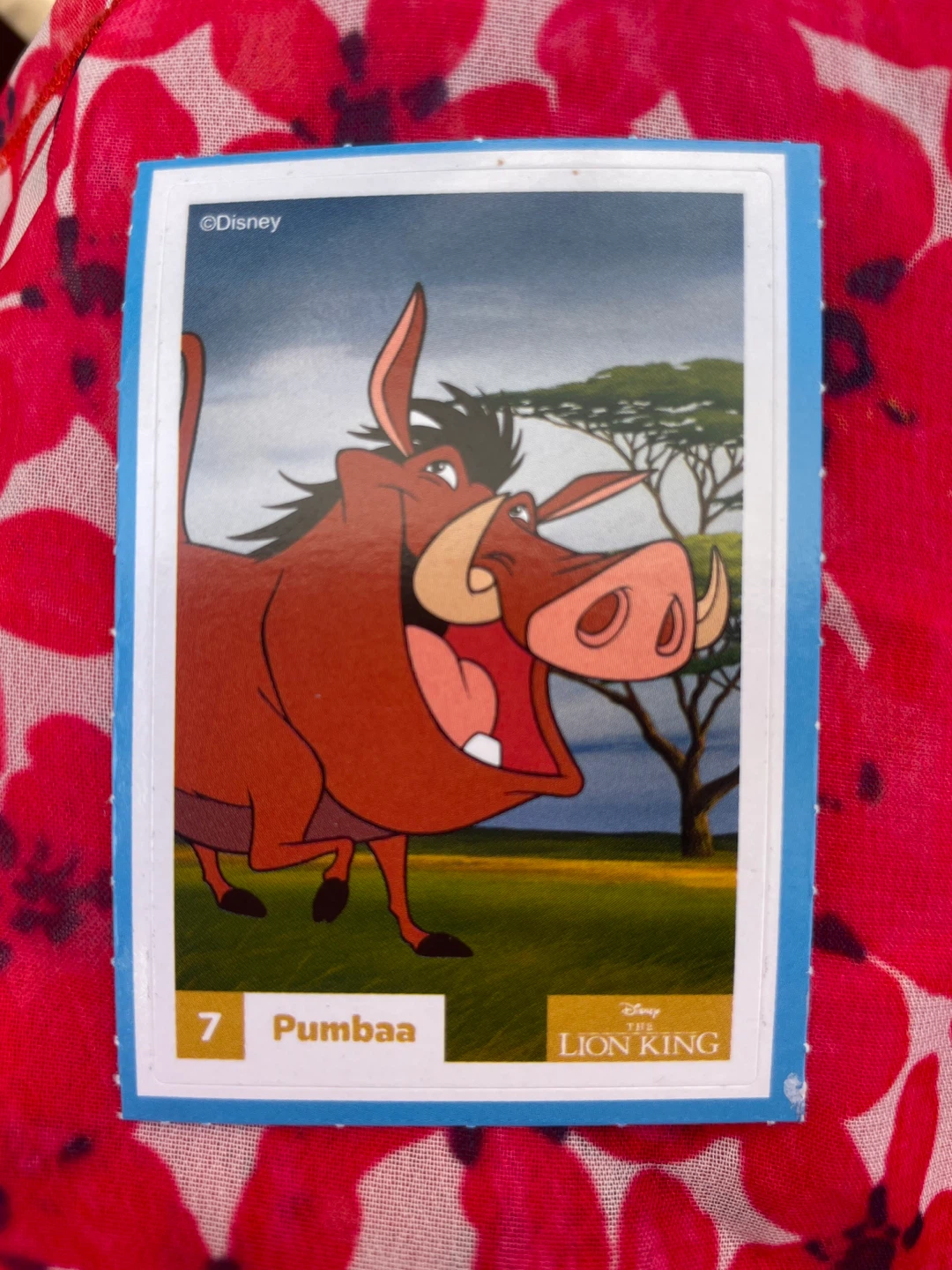 Disney The Lion King Pumbaa Trading sticker