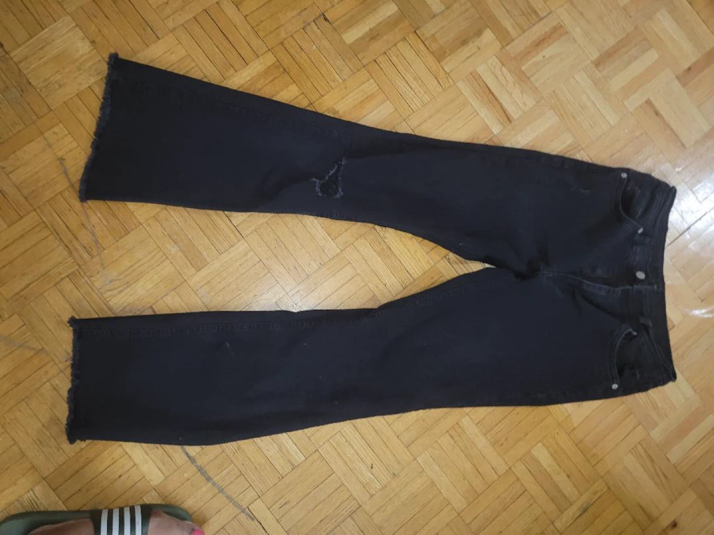 Old Navy High-Waisted Black Rockstar Super Skinny Jeans Size 0 - photo 3