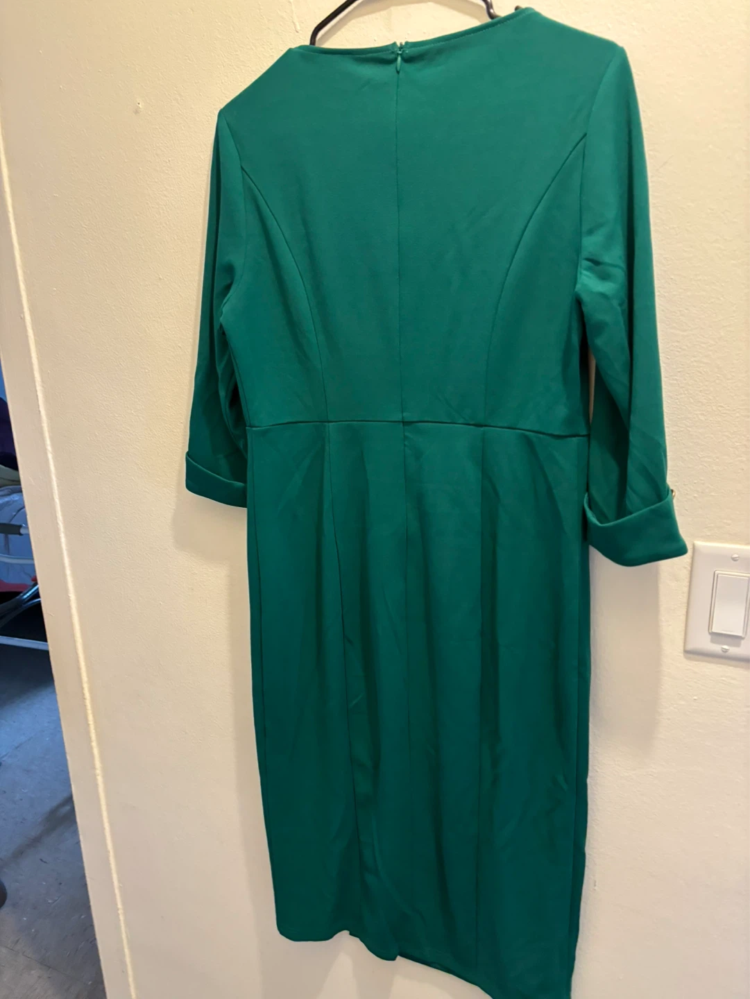 NEW-Allegra K Women's Green Midi Dress - Size M - photo 3