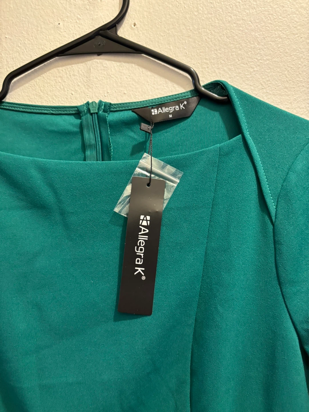 NEW-Allegra K Women's Green Midi Dress - Size M - photo 2