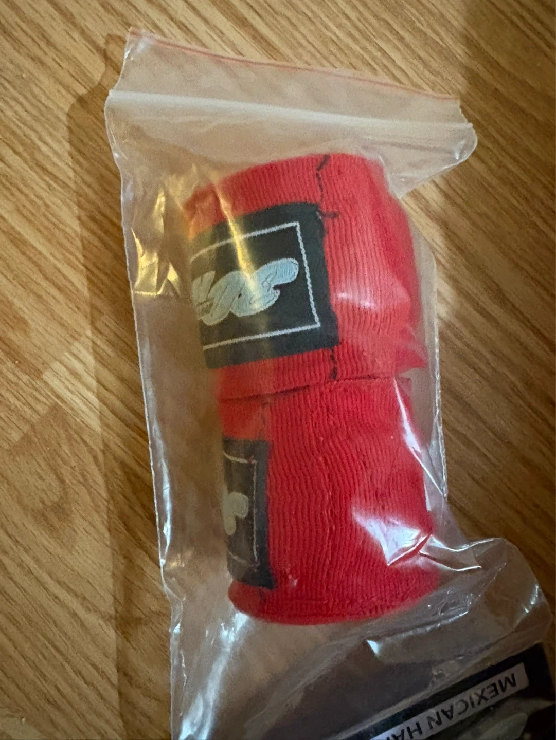Red Boxing Gloves & Hand Wraps