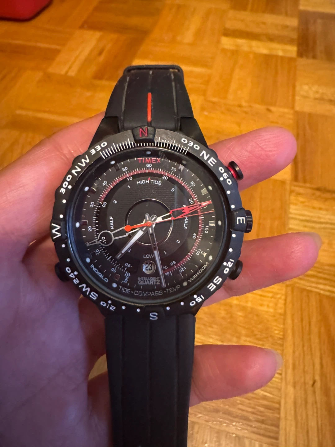 Timex Intelligent Quartz Tide-Compass-Temp Watch