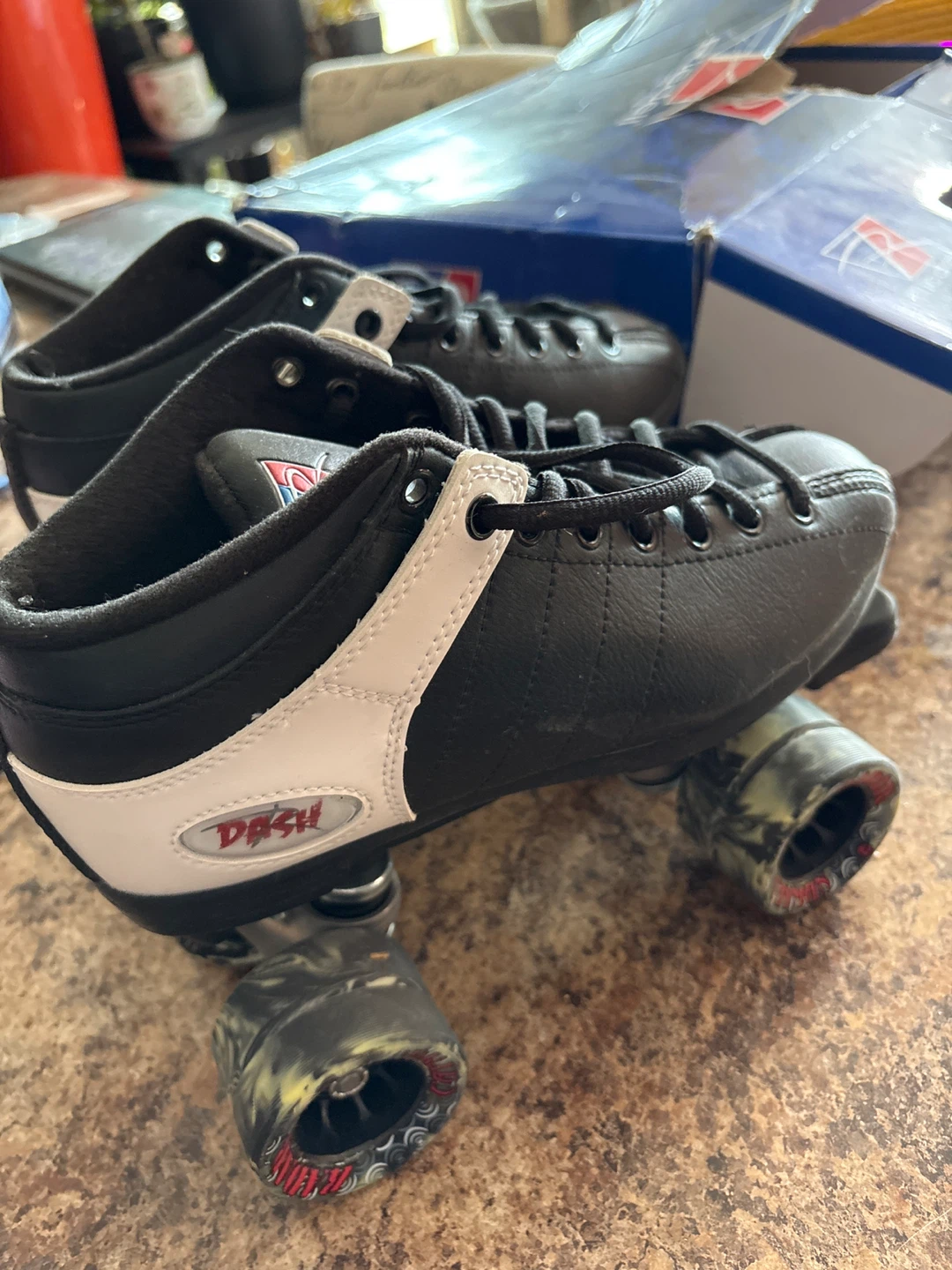 Dash Roller Skates - Black - Size 7