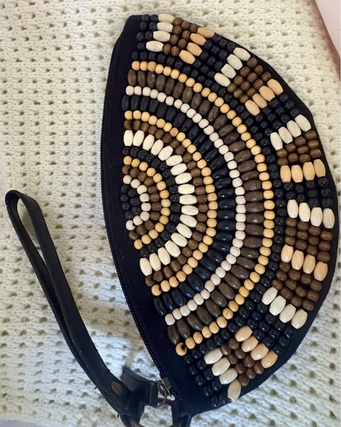 9” Beaded Clutch Bag