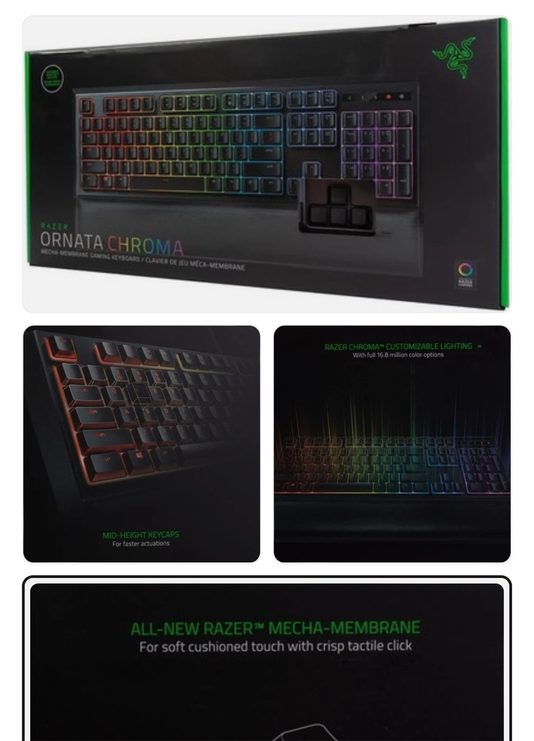 Razer Ornata V2 Chroma Gaming Keyboard