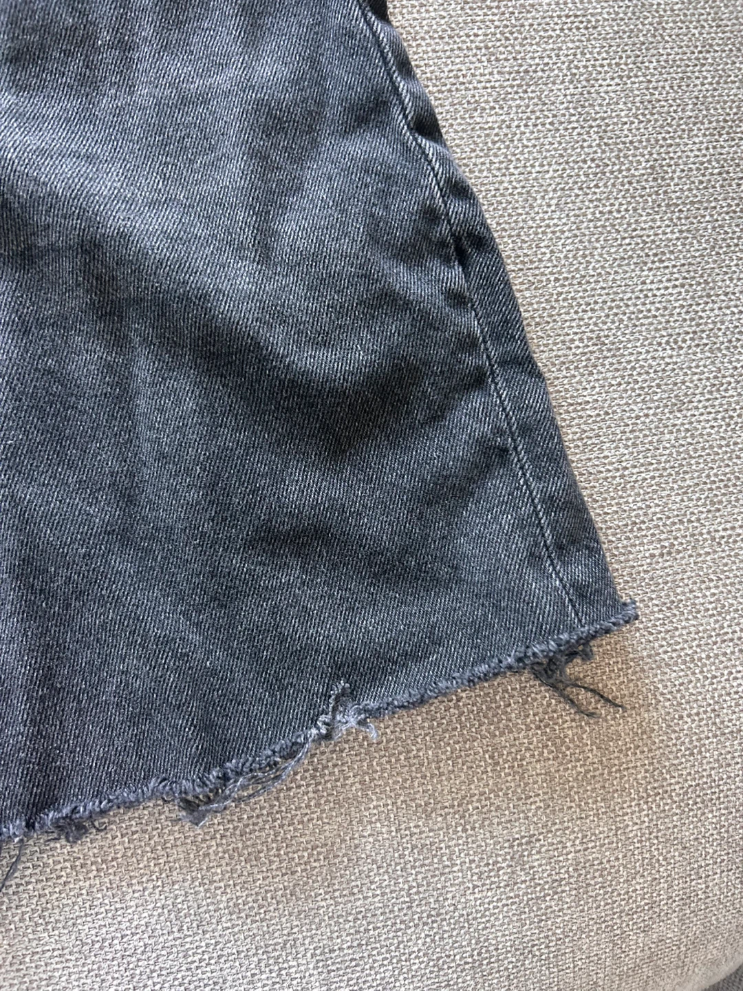 Urban Outfitters high rise black denim Bermuda shorts size 26 - photo 3