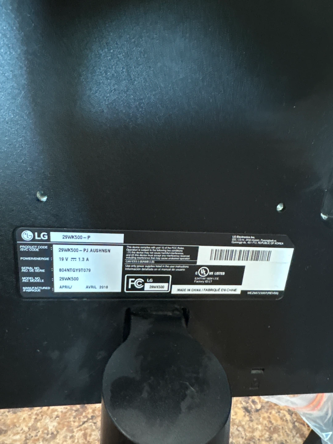 LG 29WK500-P 29" Ultrawide Monitor