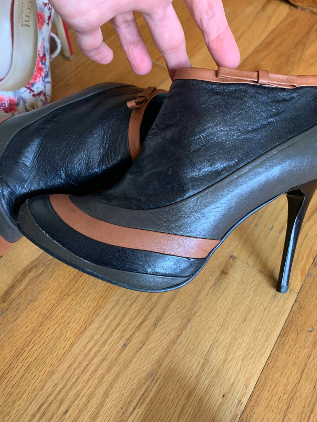 Genuine Leather stylish women’s shoes size 5-5,5 - photo 3