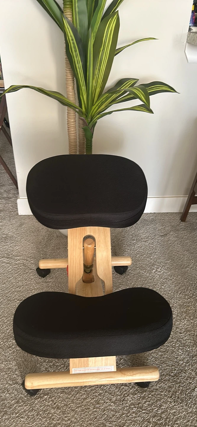 Black Ergonomic Kneeling Chair