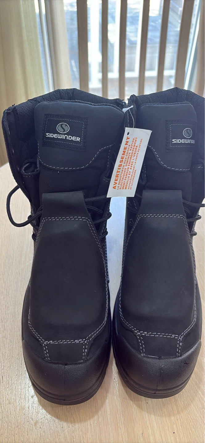 Sidewinder Black Work Boots