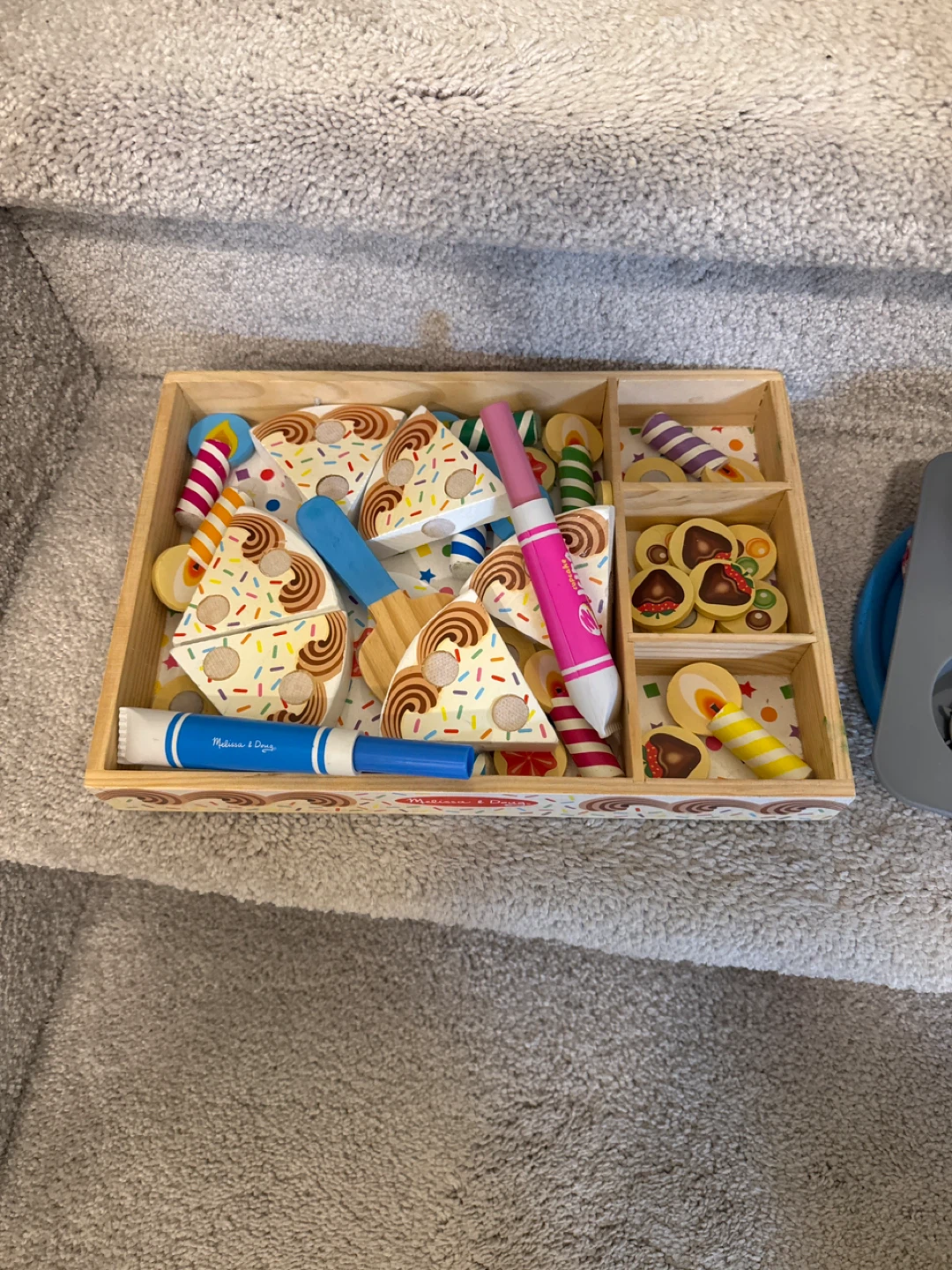 Melissa & Doug Wooden Dessert Play Food Set
