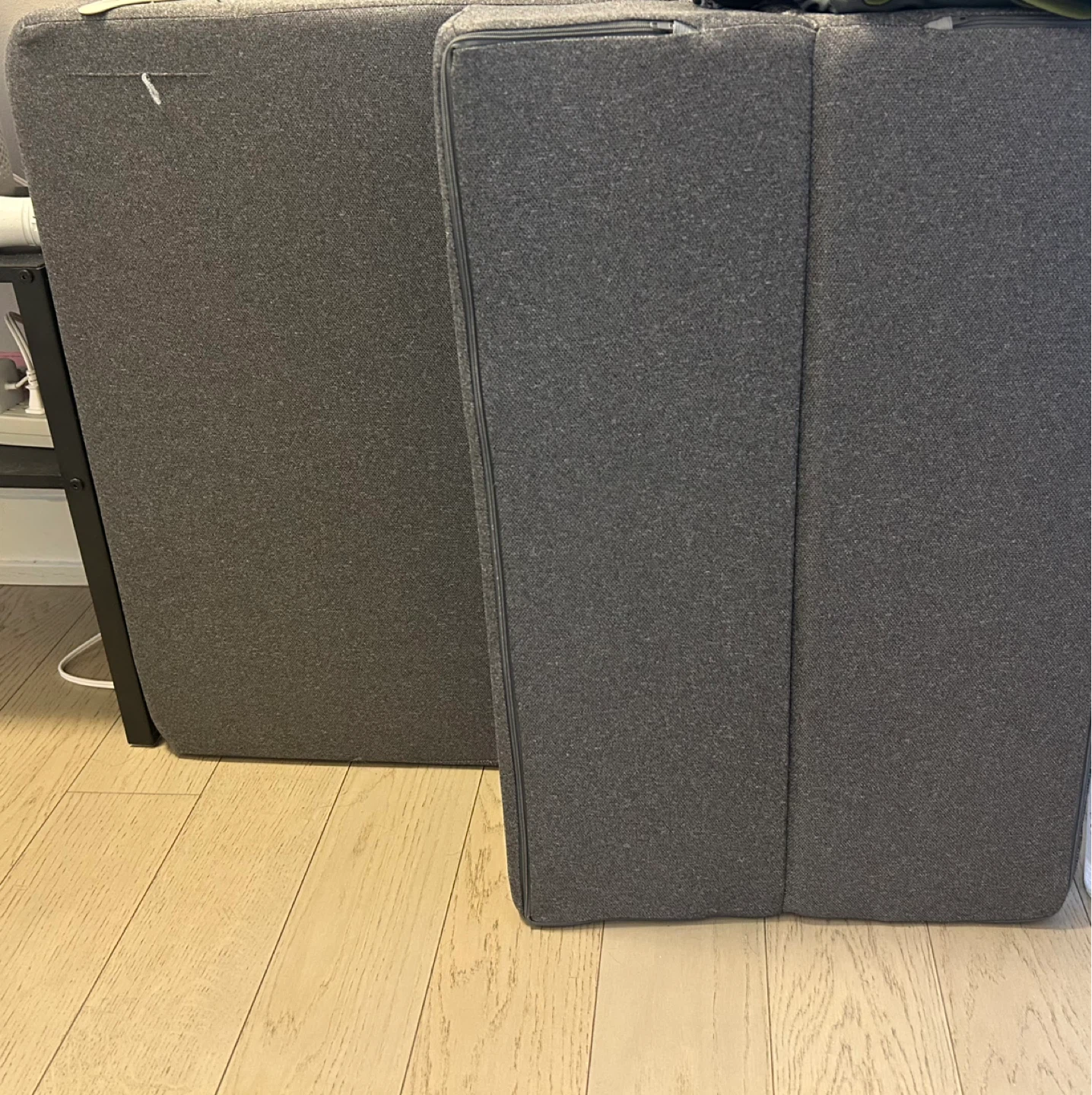 Grey Folding Foam Sofa Bed - Twin Size - photo 4