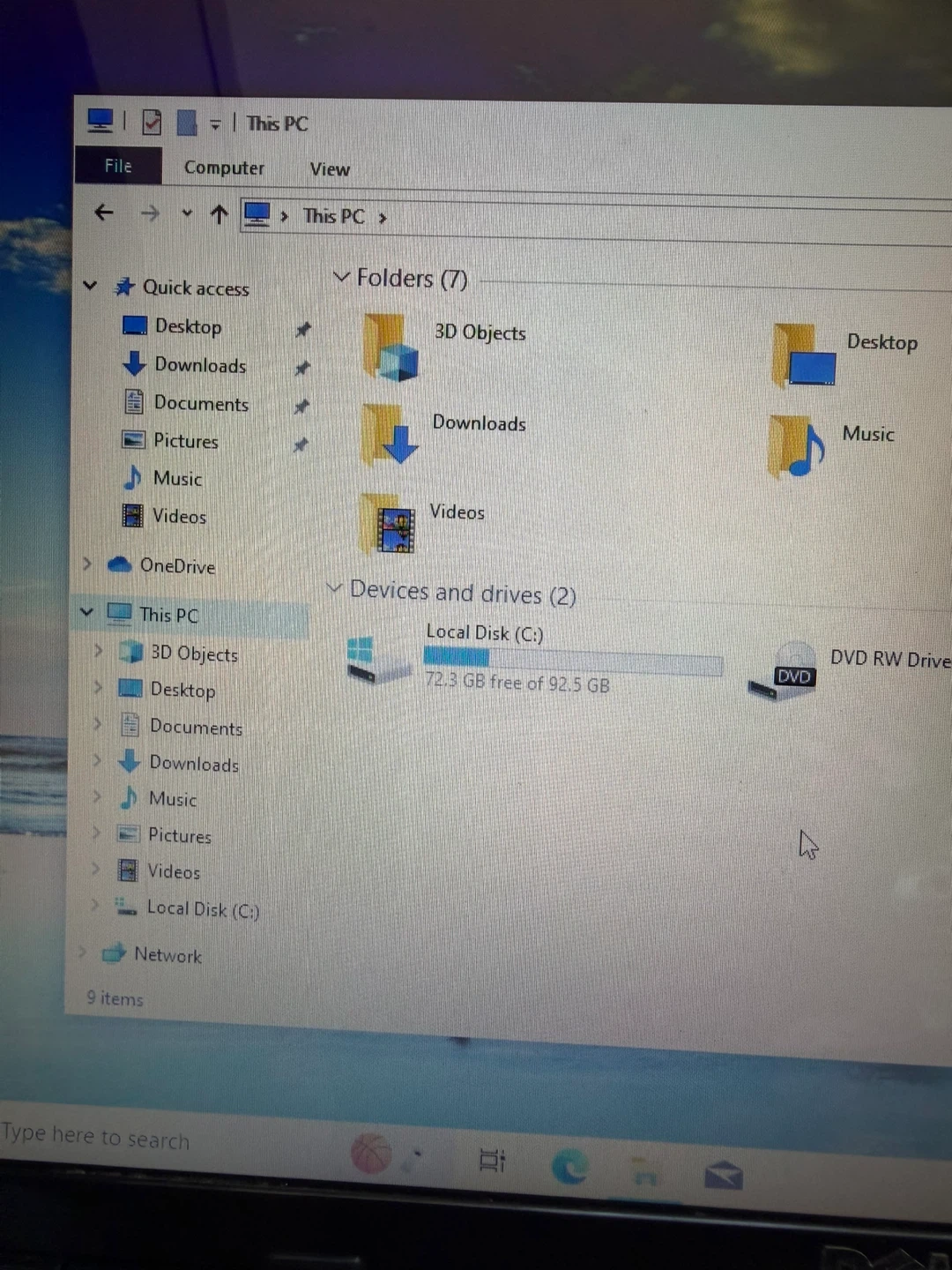 Dell laptop 15”/4GB RAM/128GB SSD/Windows 10/Fully Functional - photo 3