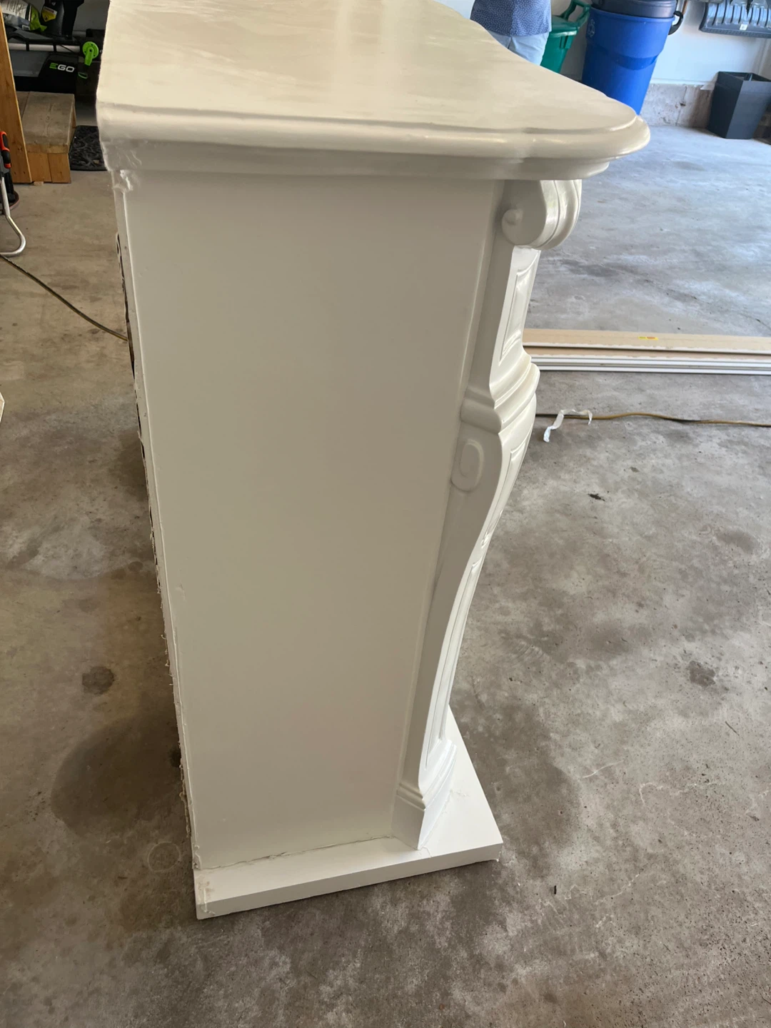 White Fireplace Mantel - photo 3
