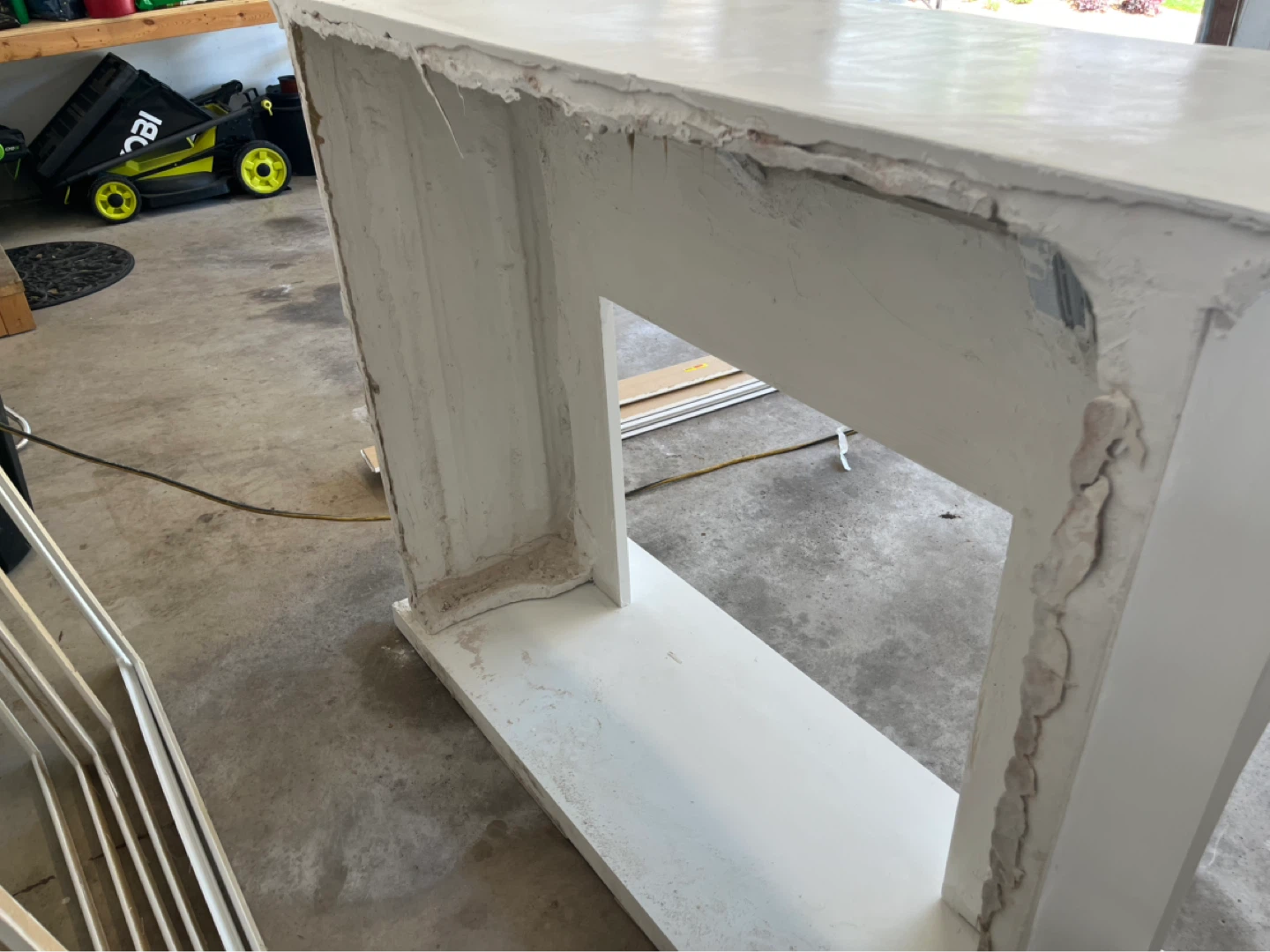 White Fireplace Mantel - photo 4