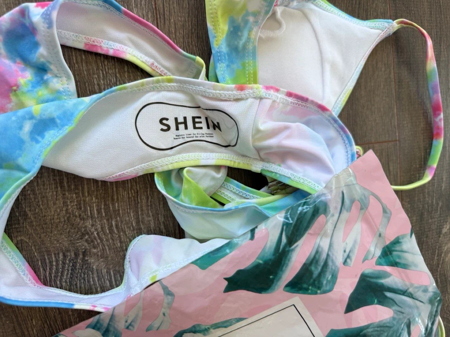New SHEIN Tie-Dye Bikini Swimsuit size small - photo 4