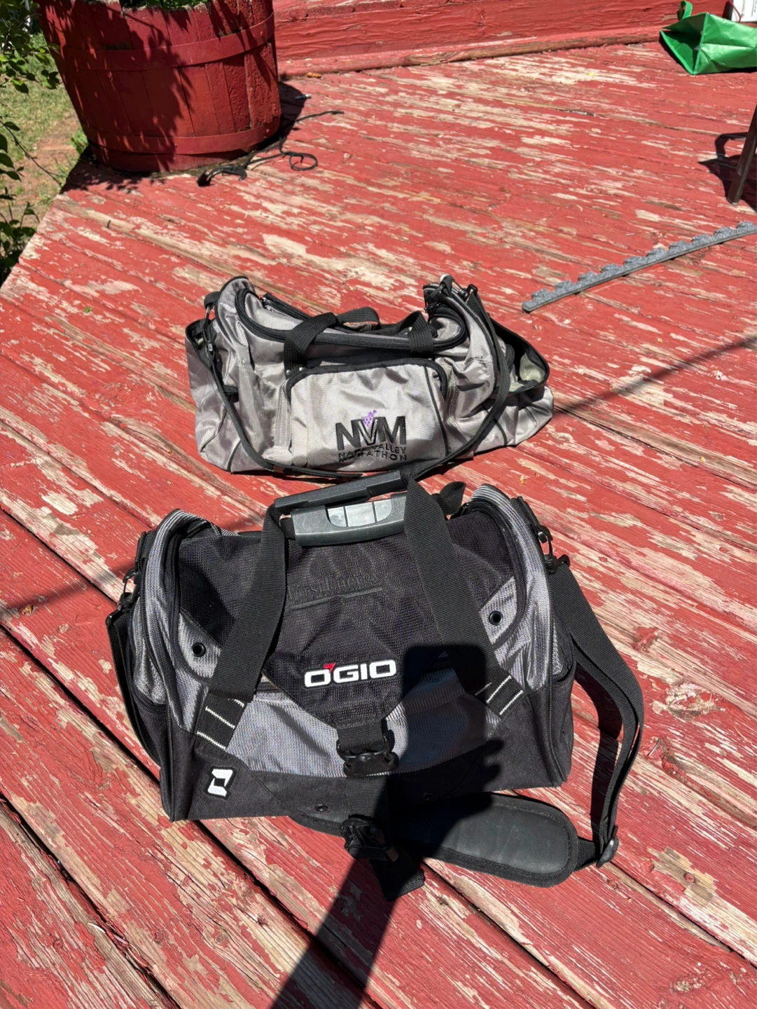 OGIO and NVM Duffel Bags