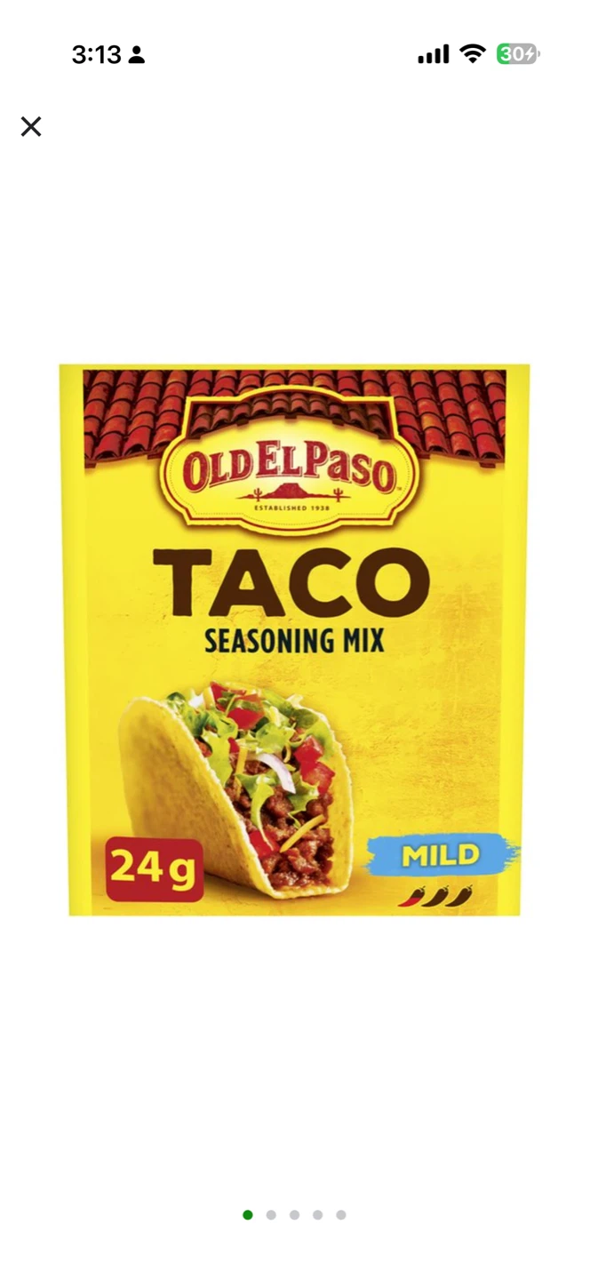 Old El Paso Mild Taco Seasoning Mix