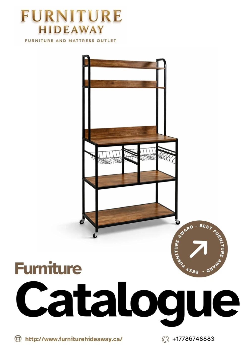 ✨5-Tier Bar Rack And Kitchen Baker's Station✨