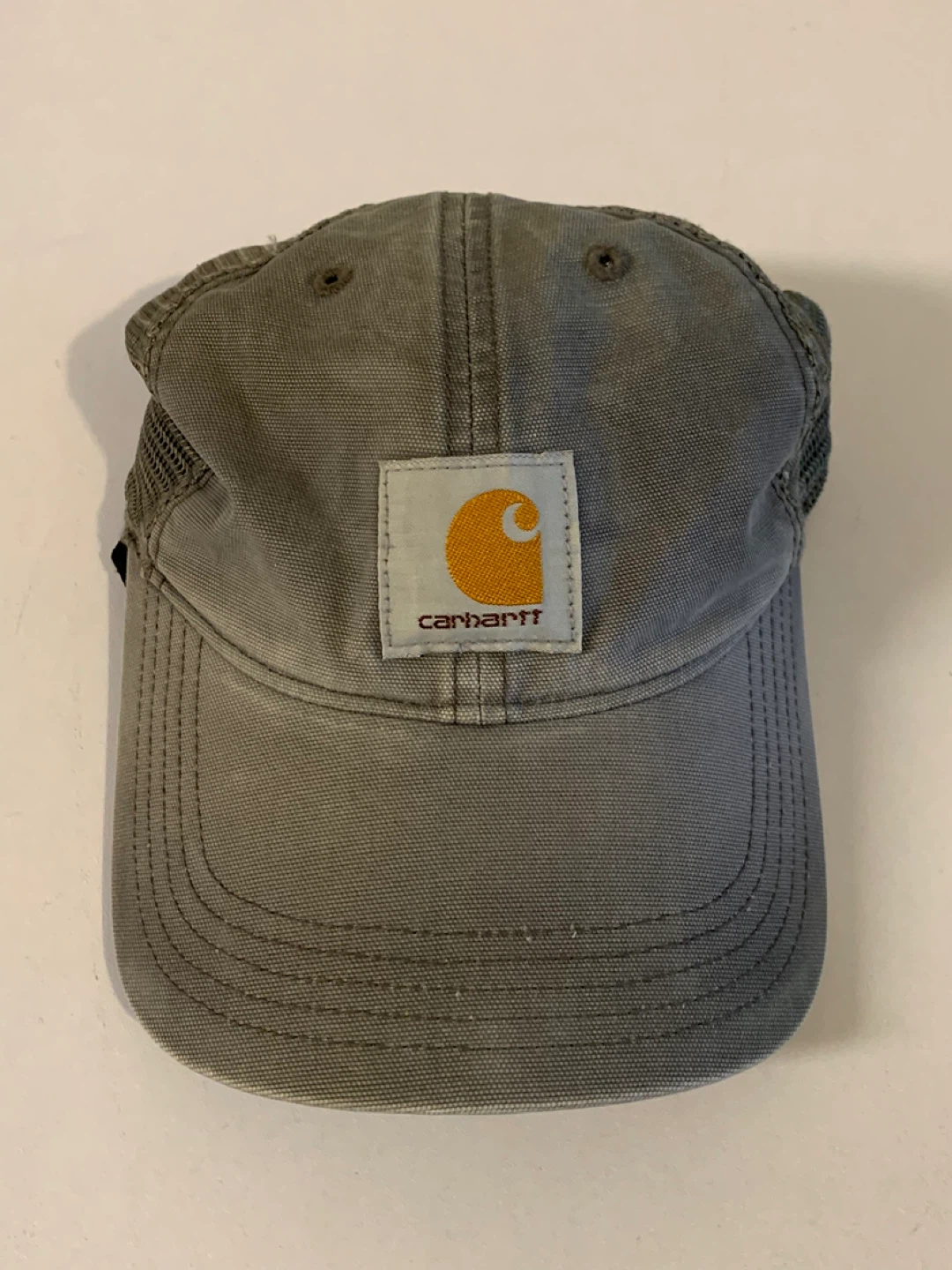 Faded Carhartt Grey Trucker Hat