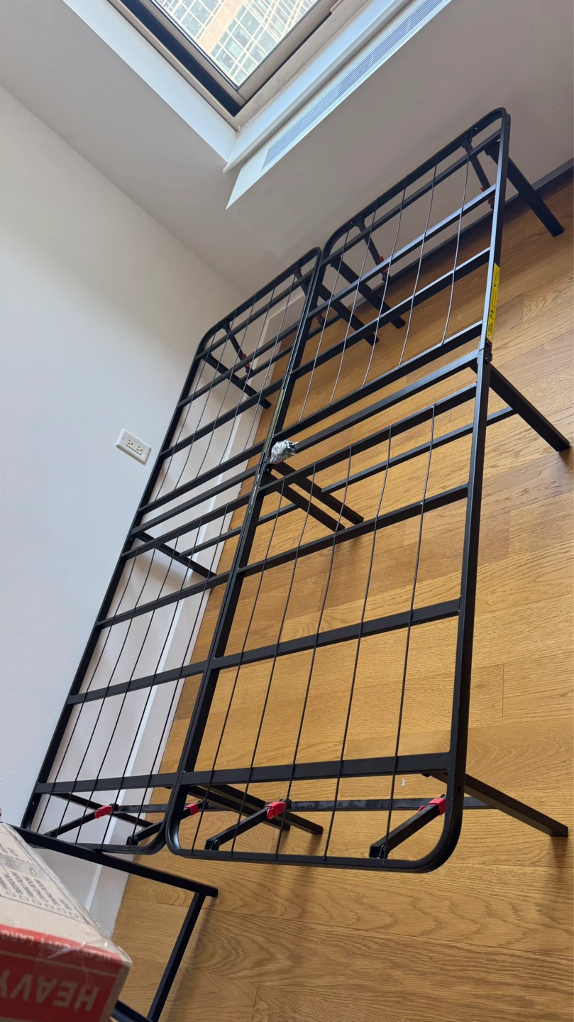 FULL Black Metal Bed Frame