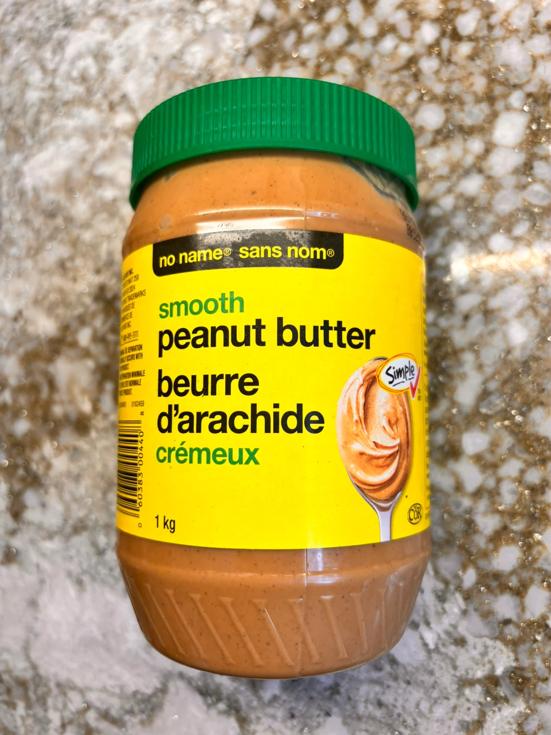 No Name Smooth Peanut Butter - 1 kg