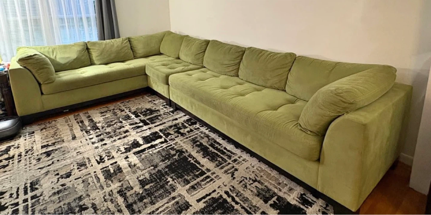 Lime Green Sectional Sofa