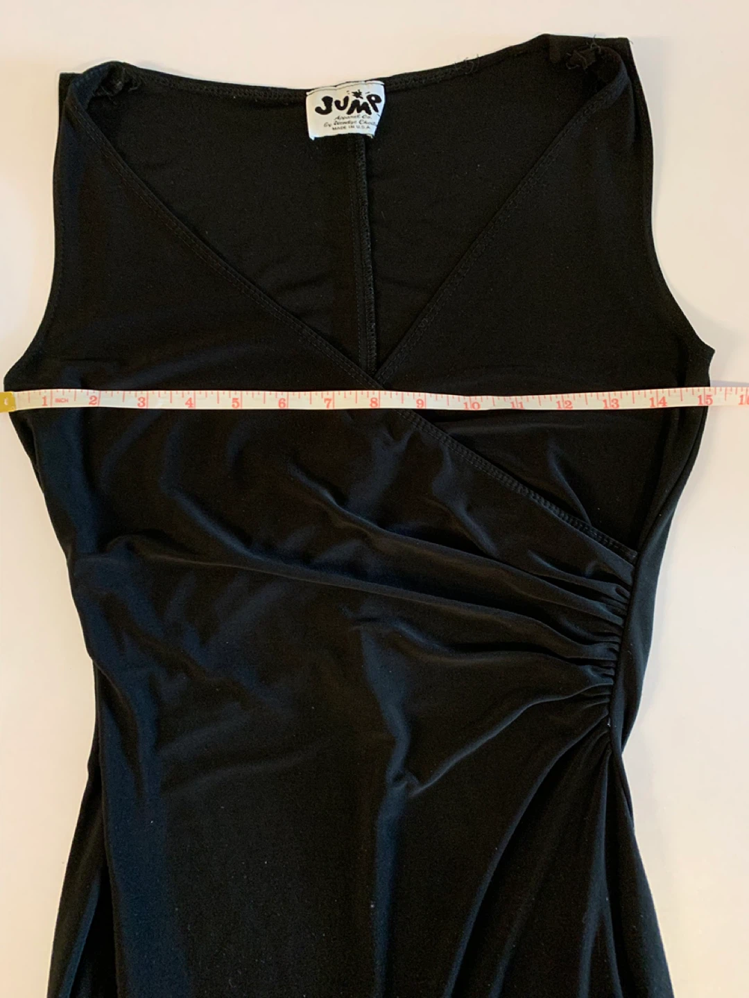 Jump Apparel Co. Black Ruched Wrap Dress - photo 4