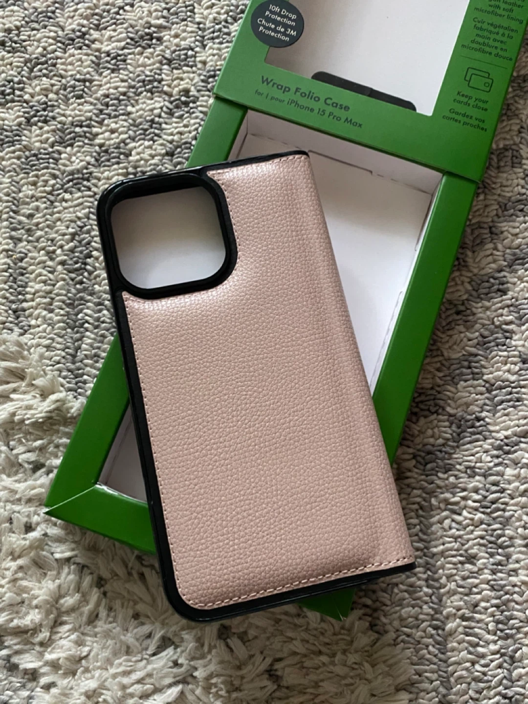 Kate Spade Wrap Folio Case for iPhone 15 Pro Max - Pink - photo 4