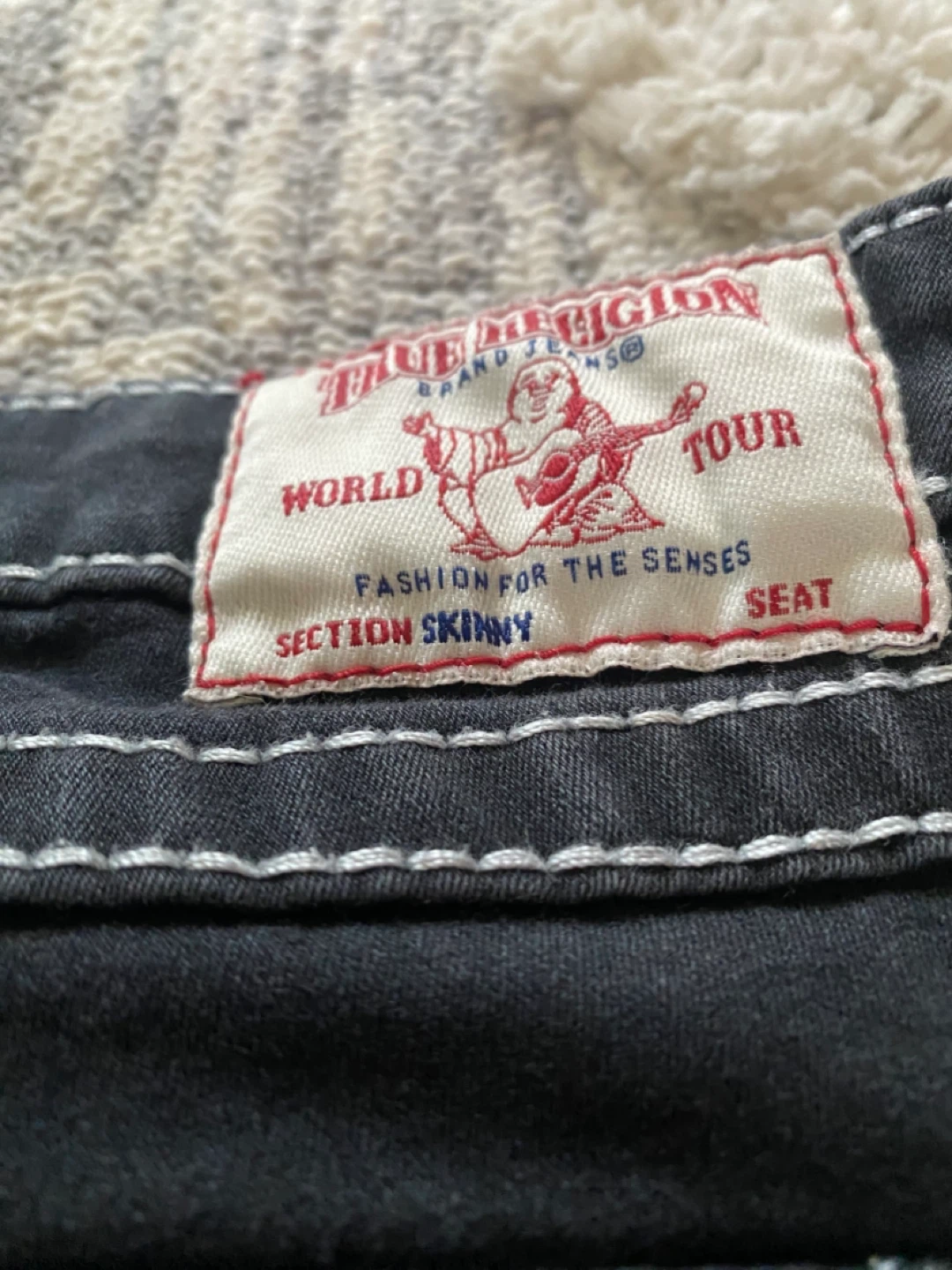 True Religion Black Skinny Jeans Size 31 - photo 5