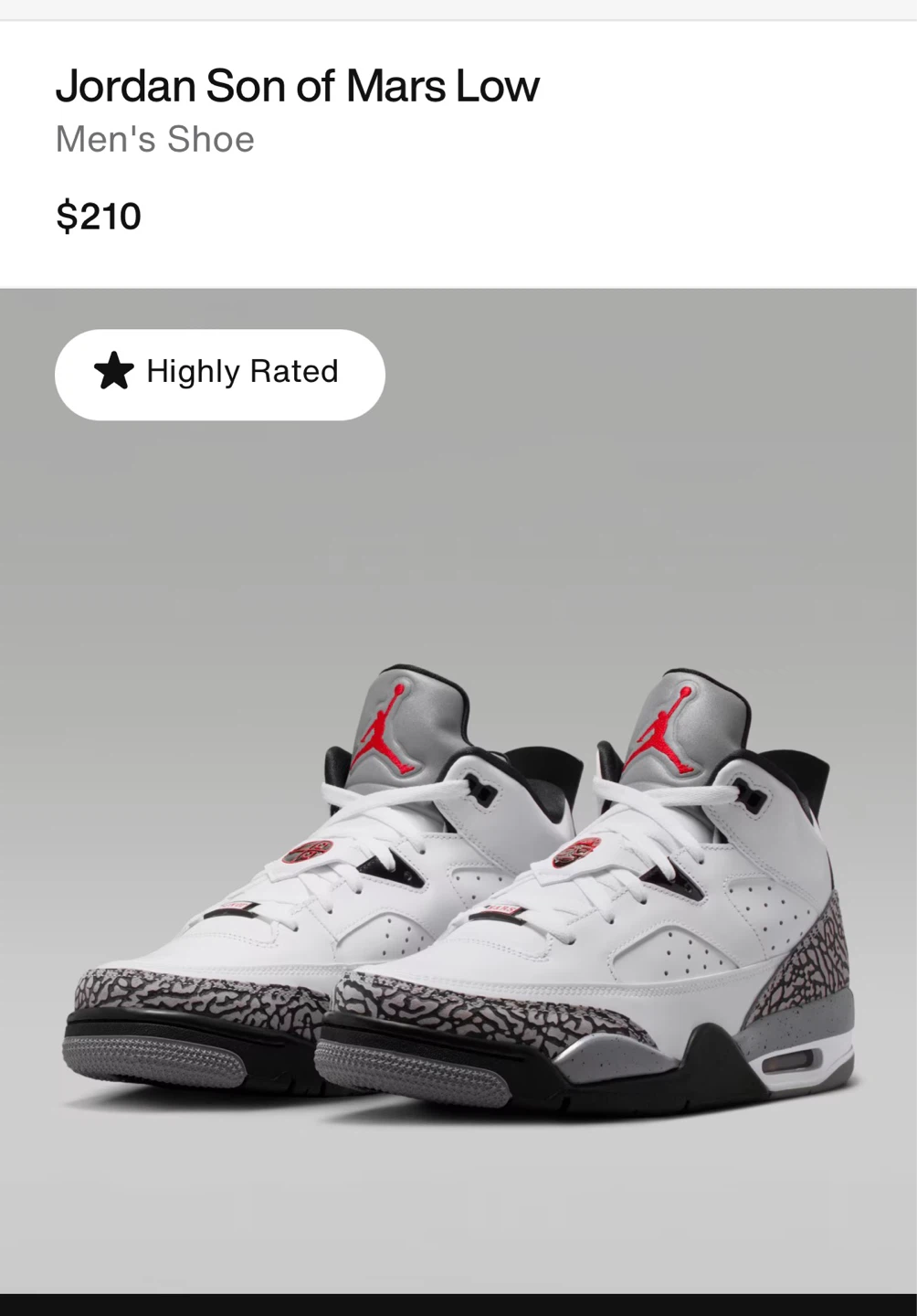 Brand new Jordan Son of Mars Low Men's Shoes