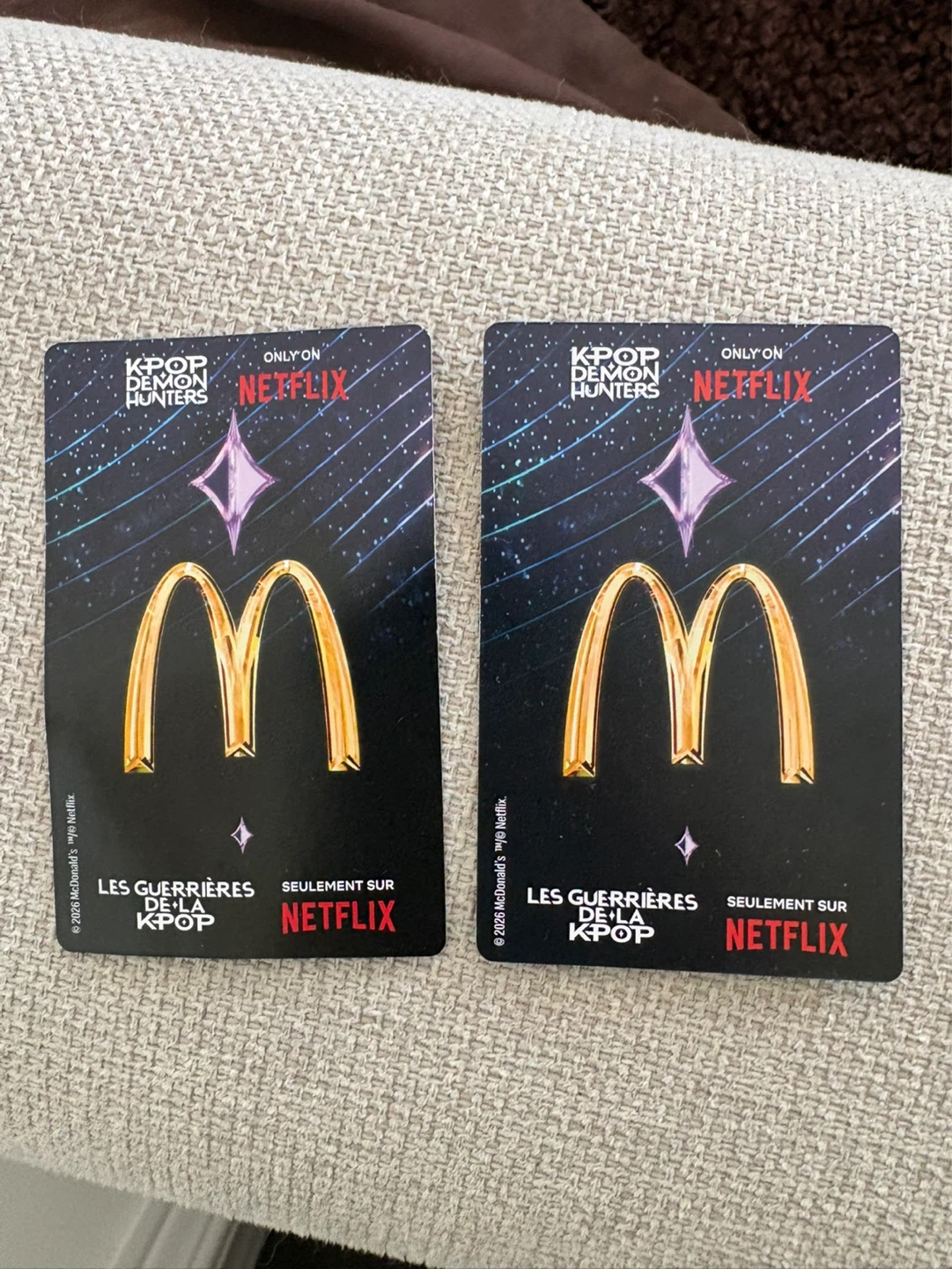 K-Pop Demon Hunters Netflix McDonald's Photocards (2) - photo 2