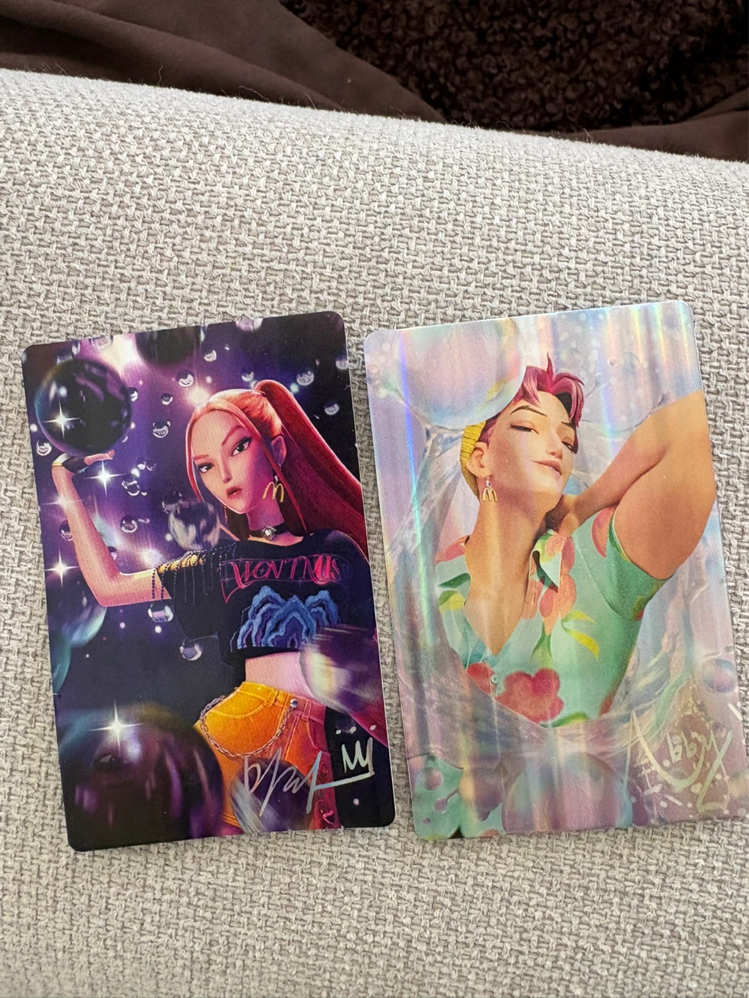 K-Pop Demon Hunters Netflix McDonald's Photocards (2)