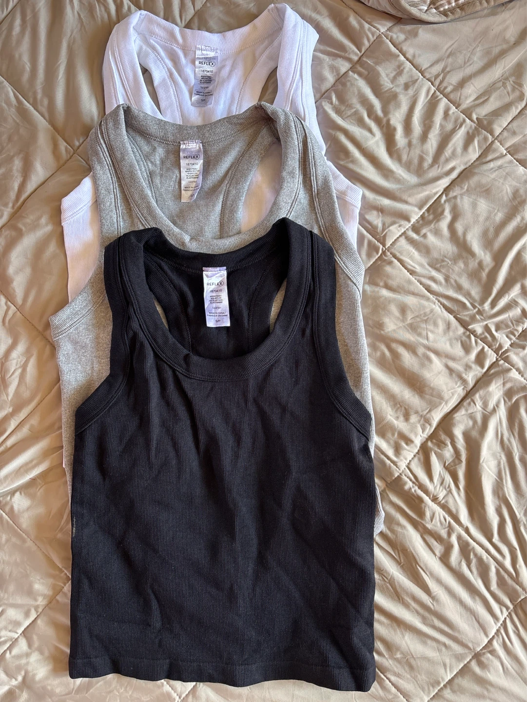 Reflex Racerback Tank Tops (Set of 3)