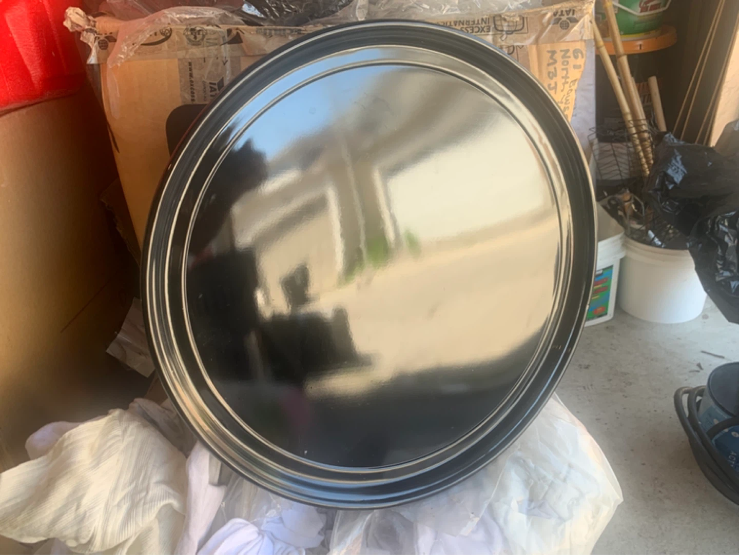 Black Serving Trays Set