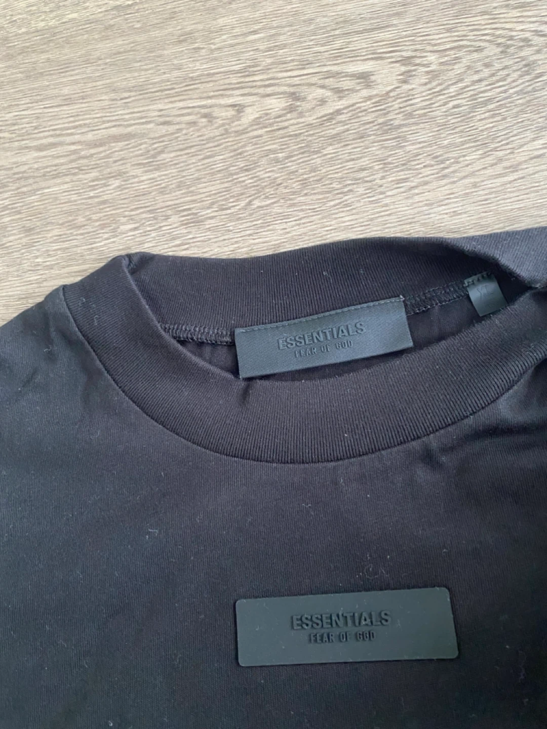 Fear of God Essentials Black T-Shirt - photo 2