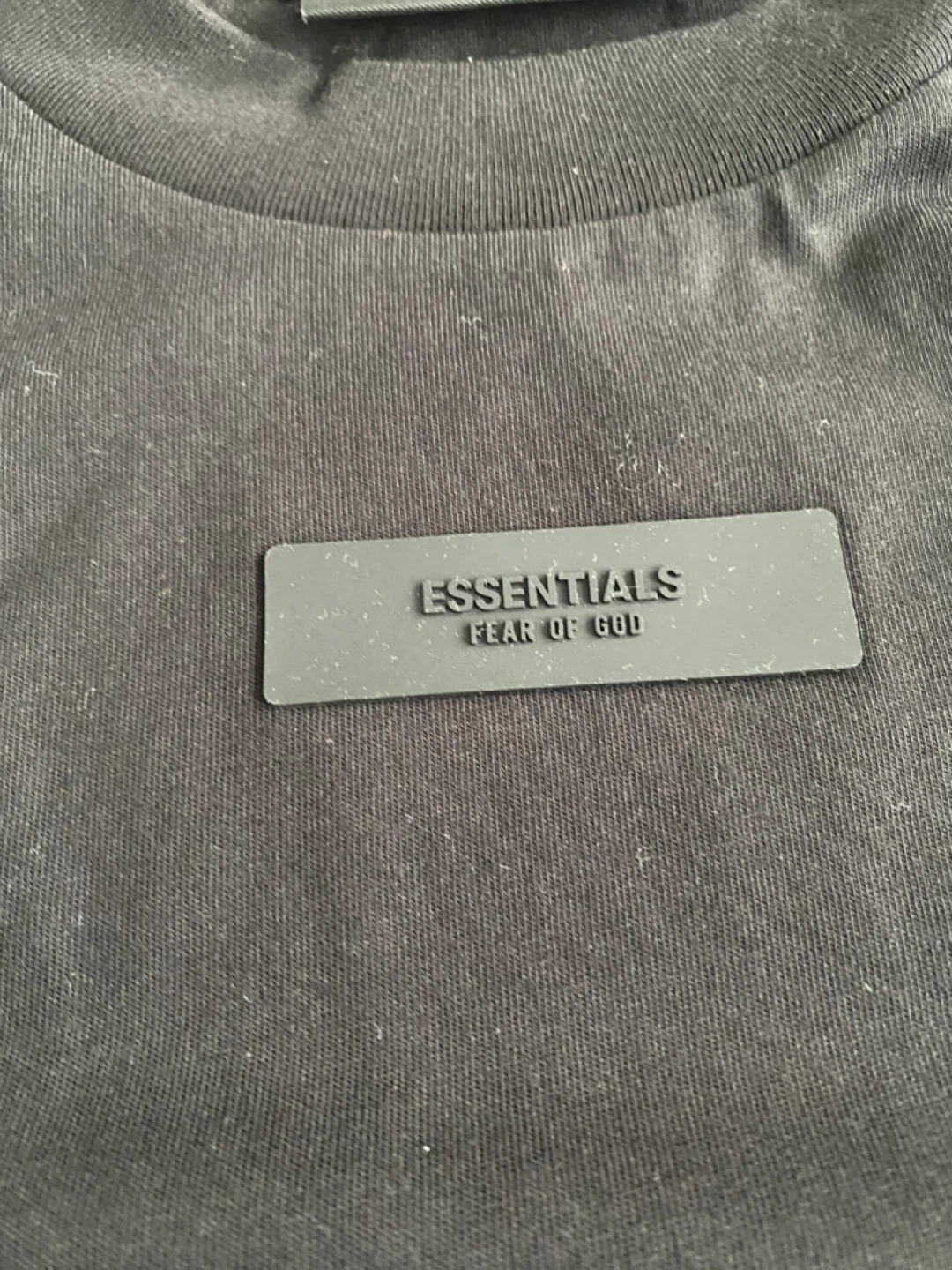 Fear of God Essentials Black T-Shirt - photo 3