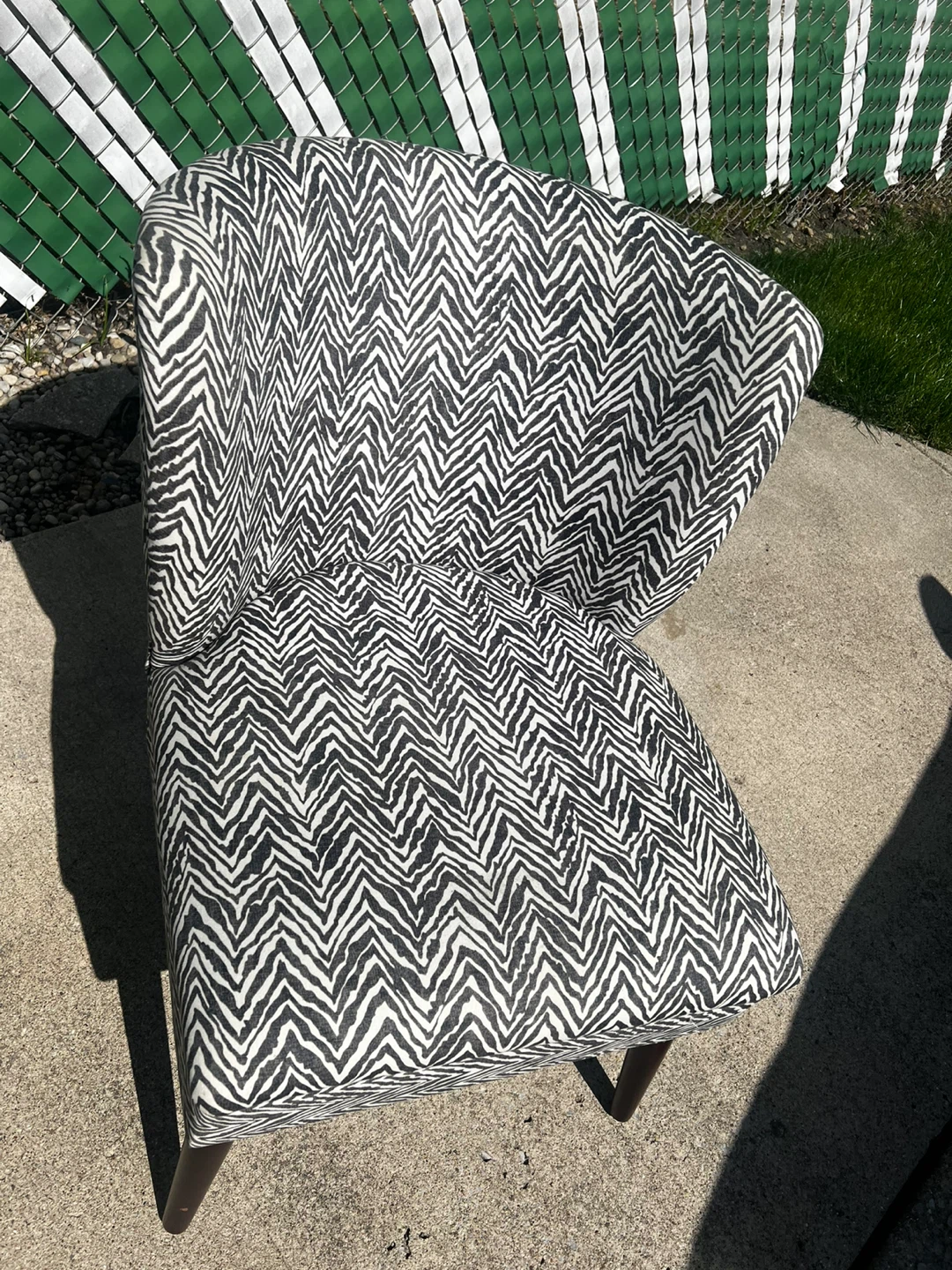 Skyline Furniture Chavi hillside Lava Curved Armless Chair - photo 2