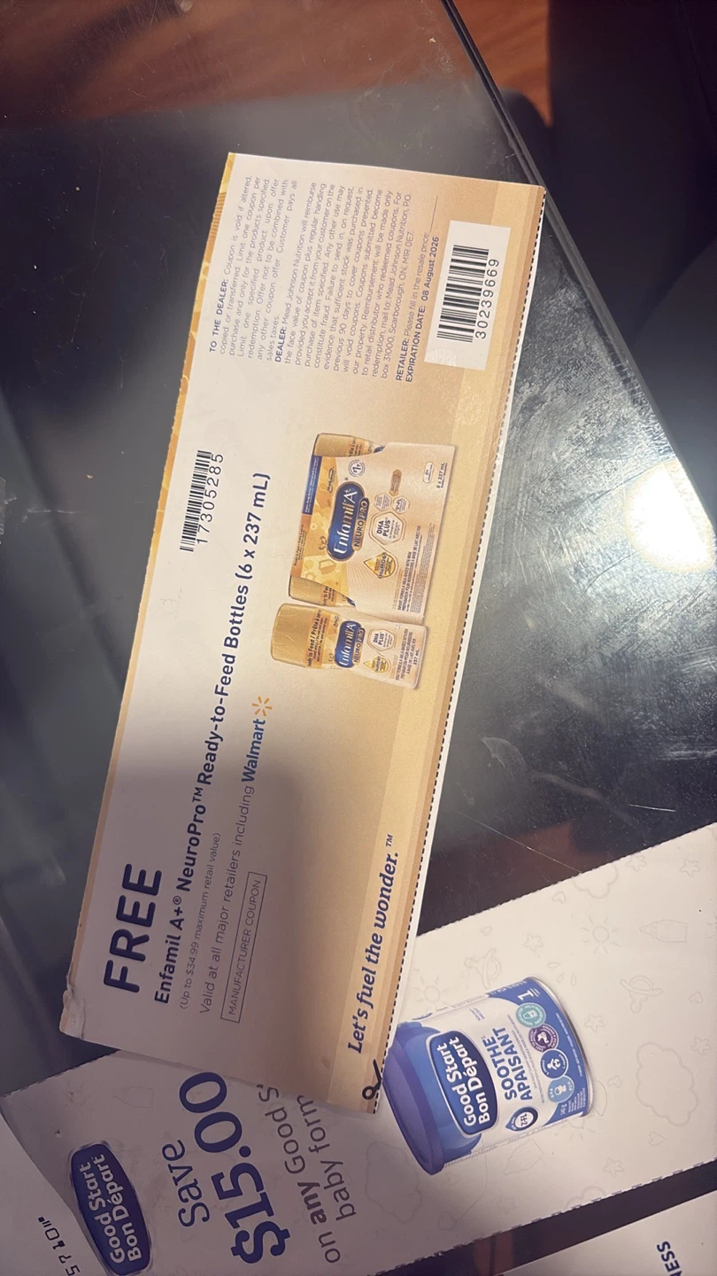 Enfamil A+ NeuroPro Ready-to-Feed Bottles Coupon