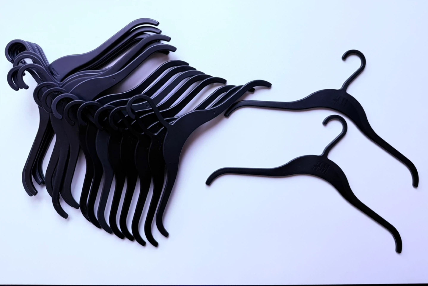 Black Plastic Hangers (Set of 50)