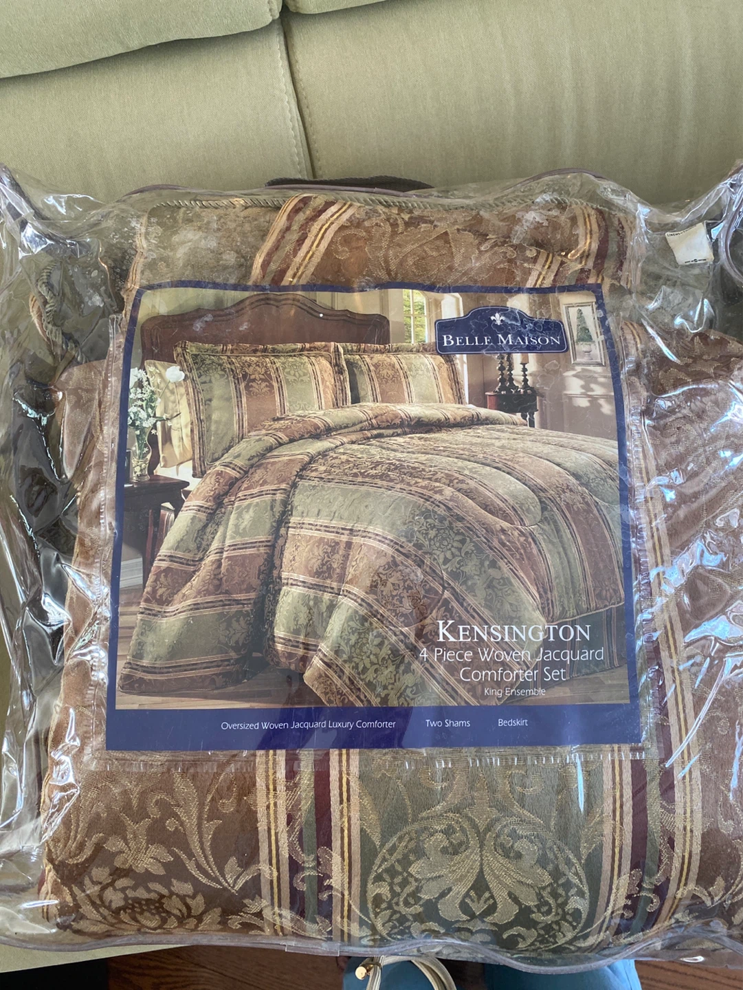 Belle Maison Kensington 4 Piece Comforter Set King