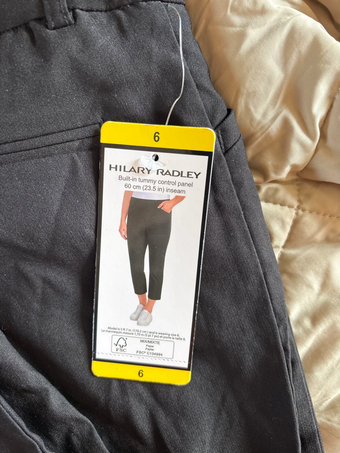 HILARY RADLEY Women's Black Pants Size 6 - photo 2