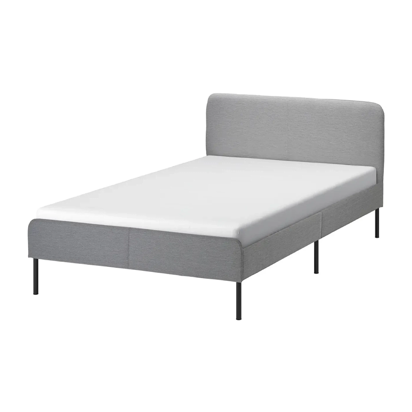 Grey Upholstered full Bed Frame